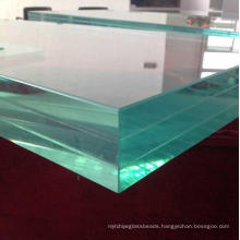 12mm 15mm Laminated Tempered Clear Glass for indoor soccer filed fence